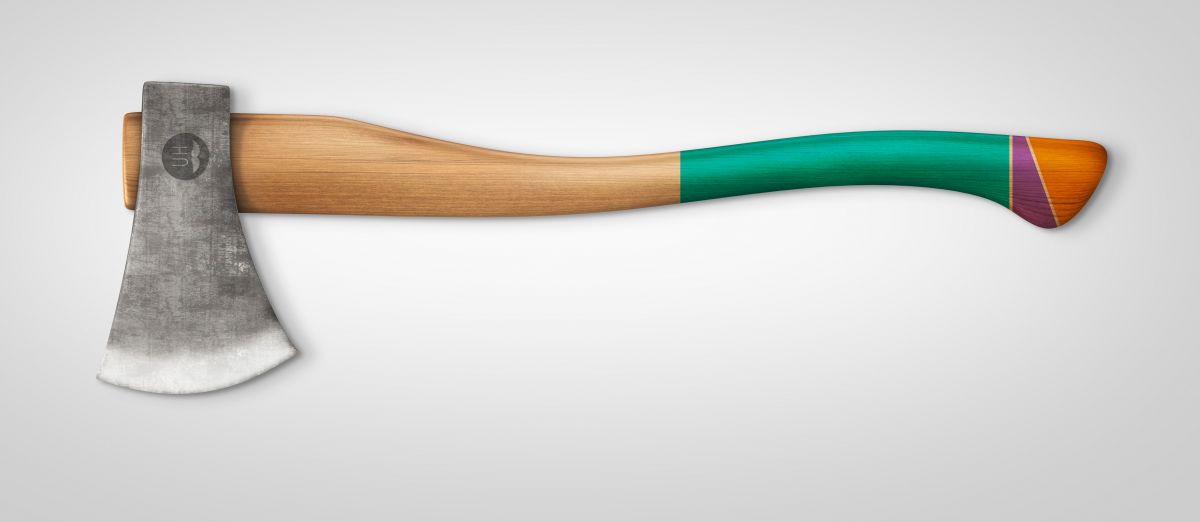Green/Purple/Orange handle finish