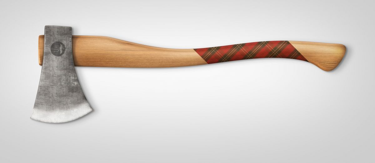 Plaid handle finish