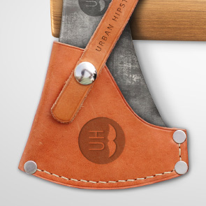 Real leather axe sheath