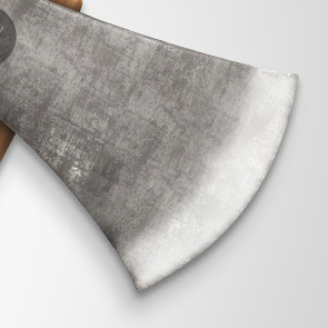 Hand forged folded steel head